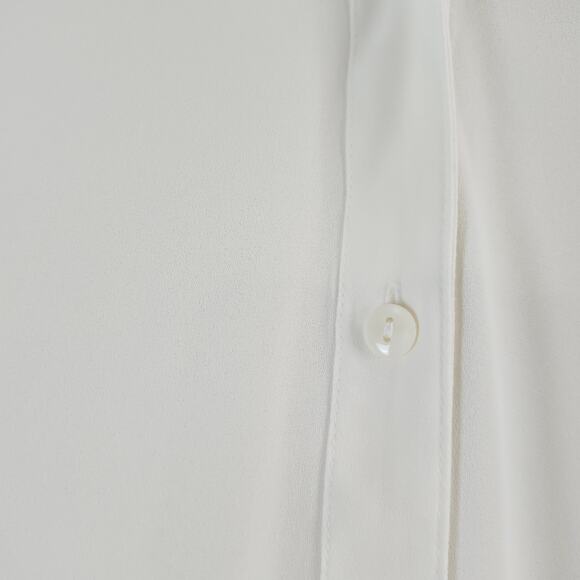 Alfani Women's NWT Button Up Roll Tab Sleeve Lightweight Side Slits Size Small - Picture 4 of 14